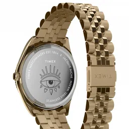 Timex Women Dial & Stainless Steel Bracelet Style Straps Analogue Watch TW2Y45100X6 image 4