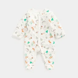 mothercare Boys Printed Pure Cotton Sleepsuit-picture-45