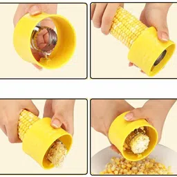 zwinko Durable Corn Thresher Ginger GraterCutter Machine with Stainless Steel Electric Corn Chopper image 4