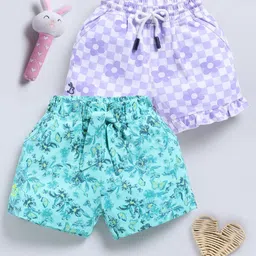 Annie Girl Floral Printed Shorts-picture-19