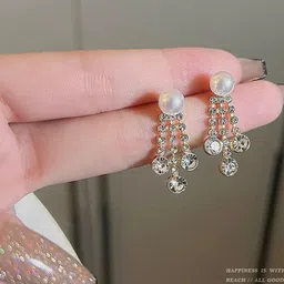 Arzonai Contemporary Drop Earrings-picture-38