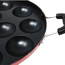 dgenterprise (Paniyarrakal/Paniyaram/Appam Pan/Maker (Free 2 appam maker) Appachatty Set 1 L capacity 12 cm diameter image 3