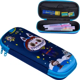 kihika 3D Cover EVA Space Labubu Theme Pencil Case Large Capacity Pouch Boys & Girls Students Art EVA Pencil Box image 2