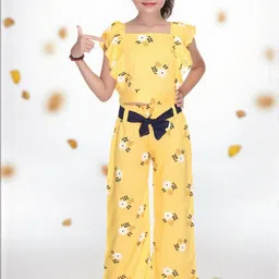 Smuktar garments Girls Printed Top with Trousers-picture-38