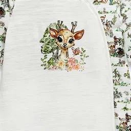 THE BABY TRUNK Boys Bambi Organic Cotton Romper image 4
