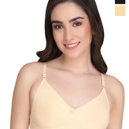 Liigne Pack of 3 Full Coverage Non Padded T-shirt Bras With All Day Comfort-picture-43