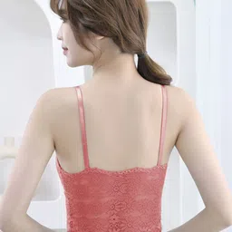 Krelin Floral Bralette Bra Half Coverage Lightly Padded image 4