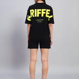 GRIFFEL Printed Pure Cotton Round Neck T-Shirt With Shorts Co-Ords-picture-30