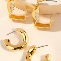 VAGHBHATT Gold-Plated Alloy Contemporary Earrings-picture-41