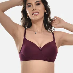 StyFun Non-Wired Lightly Padded Seamless Cotton Everyday Bra with All Day Comfort image 5