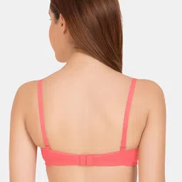 Tweens Pack Of 2 Coral & Red Solid T-Shirt Bras - Non-Wired Heavily Padded image 5