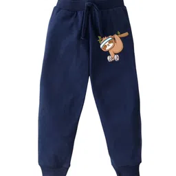 KAVEE Infant Boys Printed Cotton Mid-Rise Joggers-picture-25