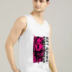 Joven Printed Sleeveless Innerwear Vest JV-10 image 3