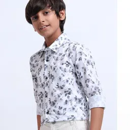rocket science Boy's Cotton Blend Single Pocket Casual Printed Shirt image 5