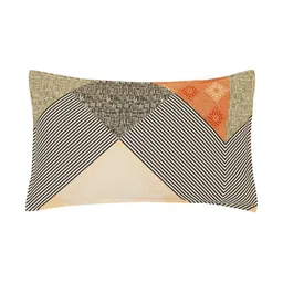 THE CONVERSION Grey Printed Pure Cotton 210 TC Queen Bedsheet Set 2.28 m x 2.54 cm image 4