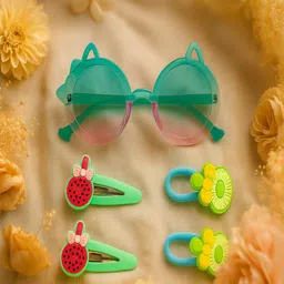 ANNA CREATIONS Girls Hair Clip with Sun Goggles Design Hair Accessory-picture-13