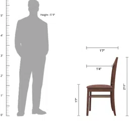 nilkamal Alice Solid Wood 4 Seater Dining Set image 2