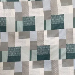 Trance Home Linen Green & White Printed Single Size DuvetCover image 4