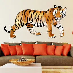 lanstick 106.68 cm TIGER WALL STICKER Self Adhesive Sticker image 2