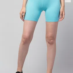 ULLAS Women Pack of 2 Skinny Fit Cycling Sports Shorts-picture-36