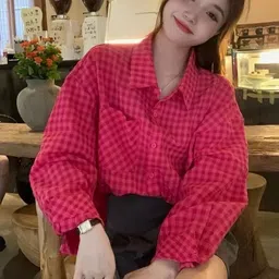 MONRSH Checked Cotton Top image 5