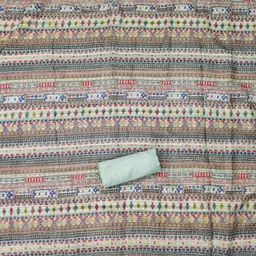 KALINI Embroidered Unstitched Dress Material image 4