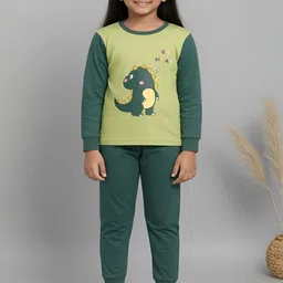 PY PINKYOU Girls Printed T-shirt with Pyjamas-picture-22