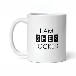 Mr UVD White & Black Graphic Printed Ceramic Mug 350 ml image 5