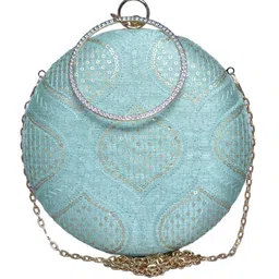 ARTKLIM Embroidered Box Clutch image 4