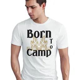 Seekbuylove Typography Printed Round Neck Bio Finish Cotton T-shirt-picture-22