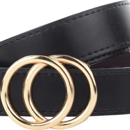 dressberry Women Formal, Casual, Evening, Party Black Artificial Leather Belt-picture-12