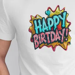 Seekbuylove Men Typography Printed Bio Finish T-shirt image 5