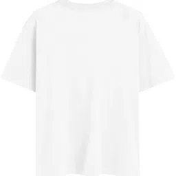 BonOrganik Men Typography Printed Round Neck Cotton Oversized T-shirt image 3