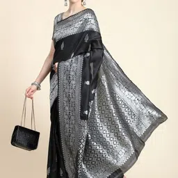 AVANTIKA FASHION Ethnic Motifs Zari Kanjeevaram Saree image 3