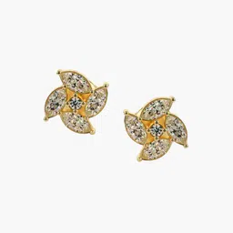 VALANOVA 18K Yellow Gold 0.66 Ct Lab Grown Diamond Earrings-image-55