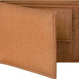 taqwa Men Tan Genuine Leather, Artificial Leather Wallet image 3