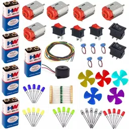 symfonia School Science Project DC Motor kit 66 Item Loose in one Pack-picture-17