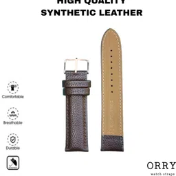 ORRY Dotted Lichi 22 mm Synthetic Leather Watch Strap image 3