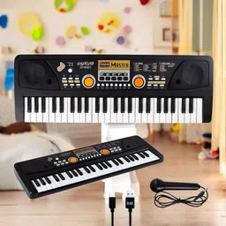 49-Keys Musical Piano with Mic for Kids Analog Portable Keyboard for Kids_A417-image-85