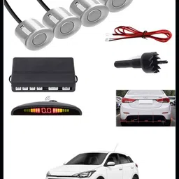 3a featuretail Universal 4 Silver Reverse Parking Sensor-AP25A79 Universal 4 Silver Reverse Parking Sensor-AP25A79 Parking Sensor image 1