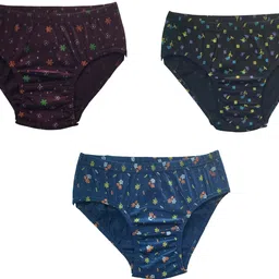 radharanicreation25 Pack of 3 Women Hipster Multicolor Panty-picture-22