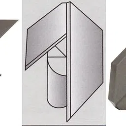 aastha tools Center Square Set 1-1/2" & 3" Combination Square image 4