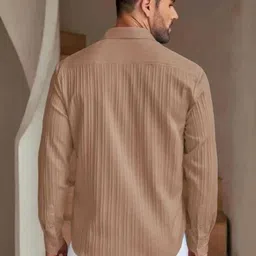 helken Men Regular Fit Self Design Casual Shirt image 2