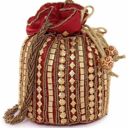 fancy walas Women Maroon Potli-picture-20