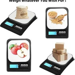 Qozent Electronic Digital 1Gram-10 Kg Weight Scale LCD Kitchen Weight Scale Machine for measuring Kitchen/Shop fruits,shop goods,Food,Vegetable,vajan,kata,weight machine,computer electronic vajan kata Weighing Scale for grocery,kata,taraju,shop,computer kata,tarazu,jewellery,sabzi, Weighing Scale image 5