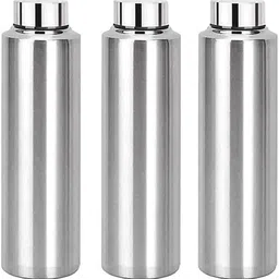 bahurani Stainless Steel Combo 3 Water Bottle for college/Fridge/Sports/Gym/Office 1000 ml Bottle-picture-26