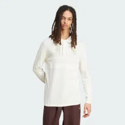 adidas premium long sleeve polo shirt men lifestyle men lifestyle image 1