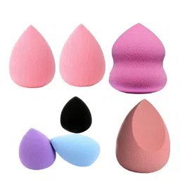 Facejewel Set Of 3 Mini Sponge & Set Of 4 Makeup Blender image 1