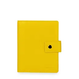 MAI SOLI Unisex Mustard Yellow Genuine Leather Nomad Travel Wallet-picture-40