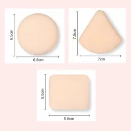 FEELHIGH Tringle Beauty Blender Puff With Case image 2